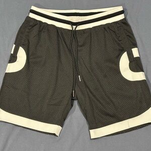 ASAALI JEAN CO. Black Mesh Basketball Shorts Size S